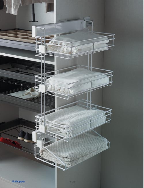 SIDE MOUNTED 3 LAYERS STORAGE RACK